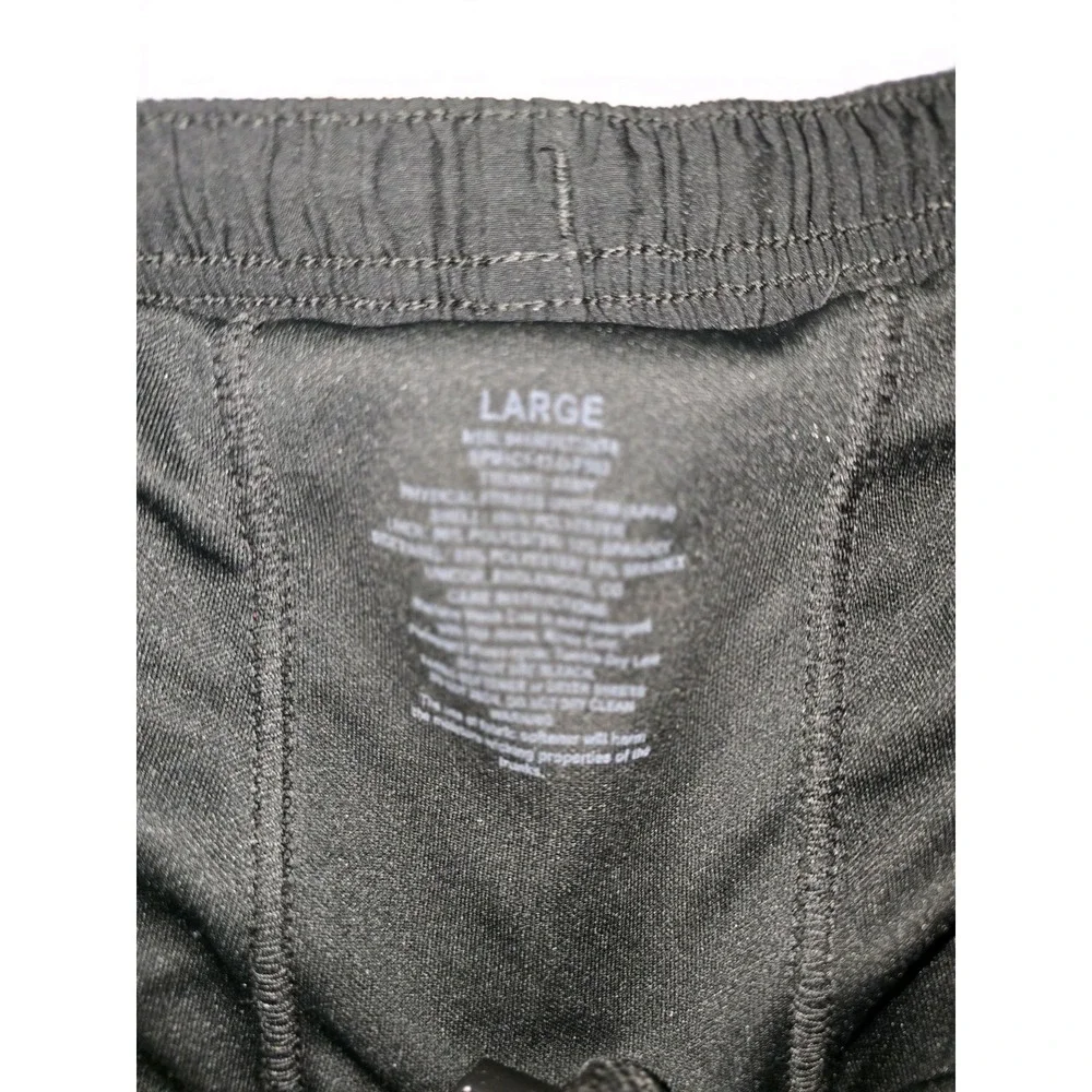 US Military Army Nylon Short Running PT Lined Athletic Shorts Size Large Black